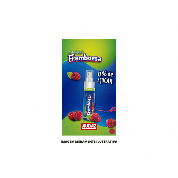 BALA LIQUIDA - AUDAZ - 20ml FRAMBOESA - DP12